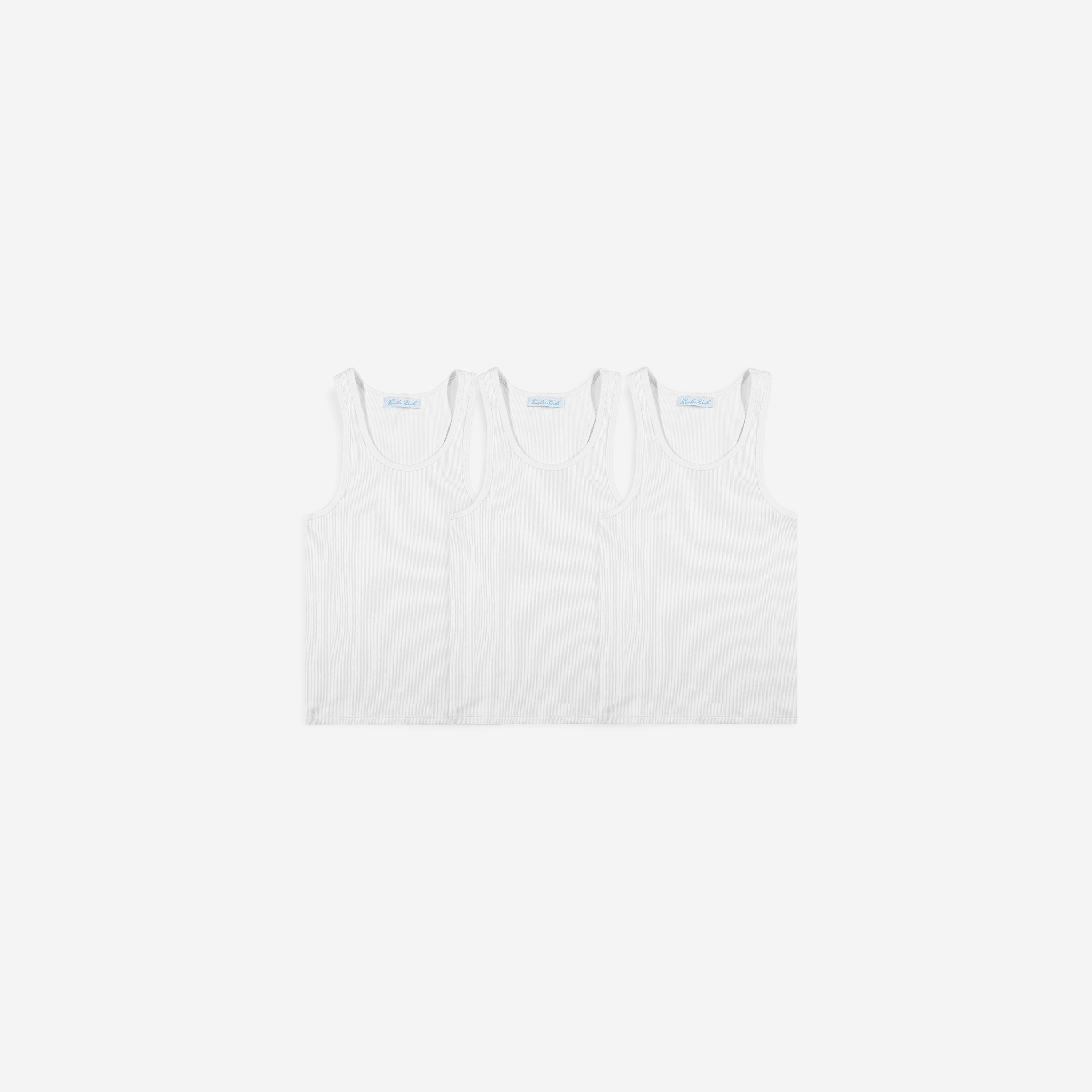 WOMENS TANK, 3-PACK, WHITE